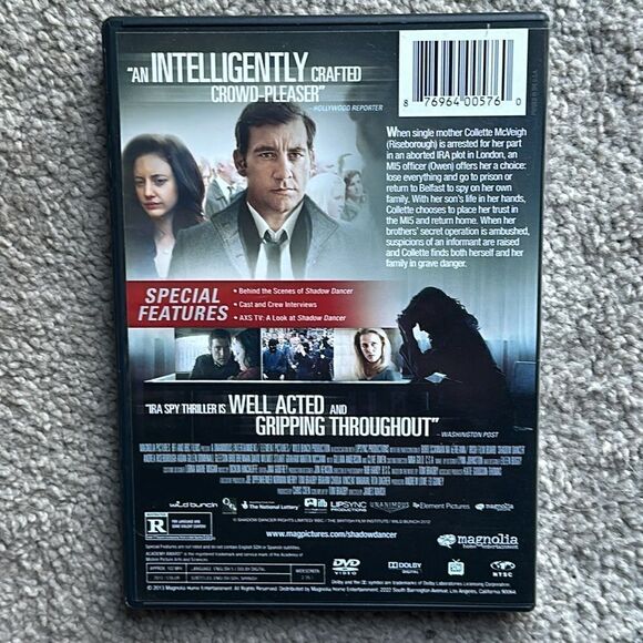 “Shadow Dancer” DVD! - Picture 2 of 5